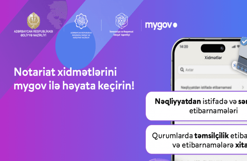 Avtomobillərlə bağlı etibarnamələr "mygov" üzərindən veriləcək