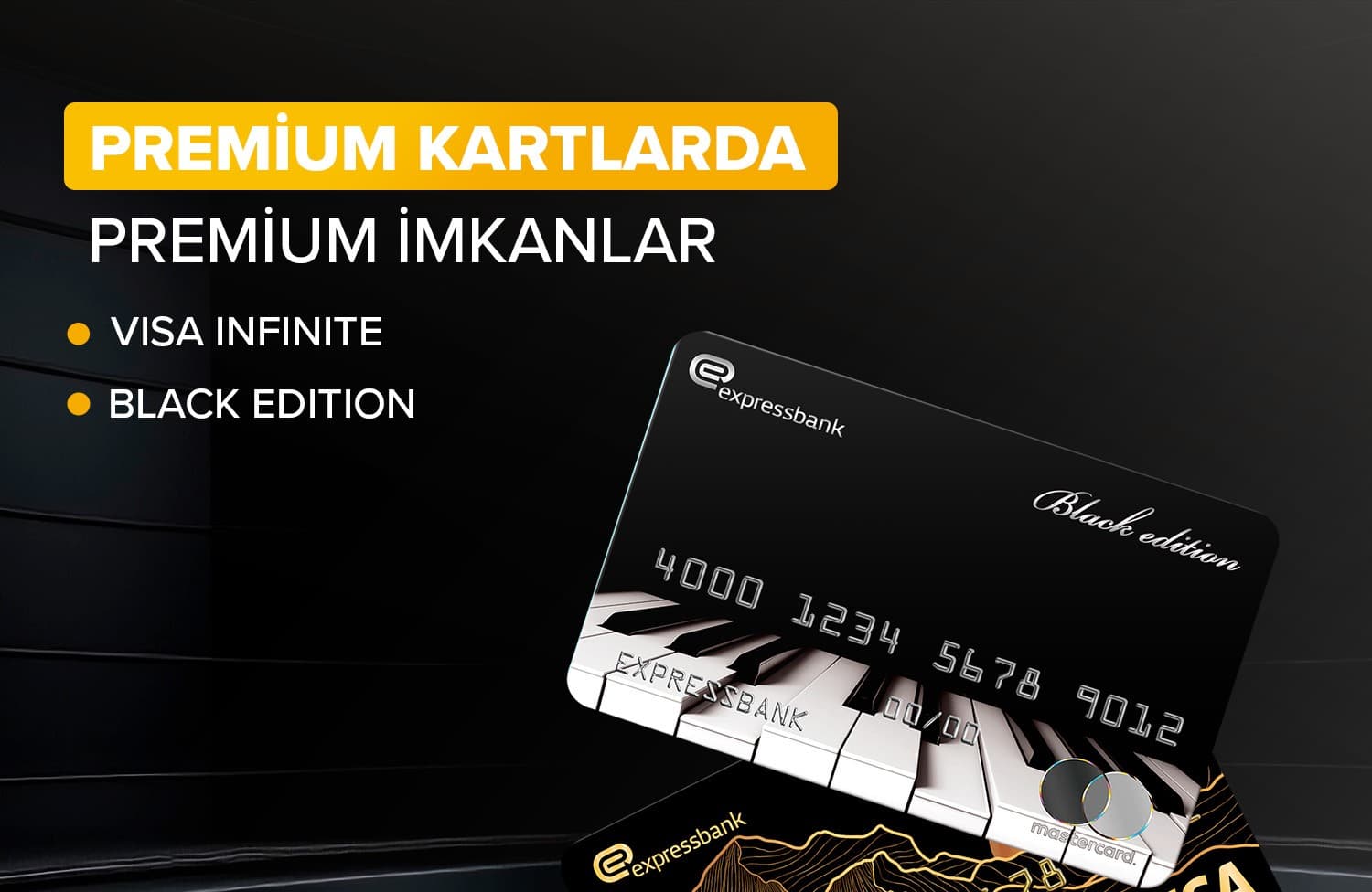 "Expressbank VISA Infinite kartı"nda premium imkanlar