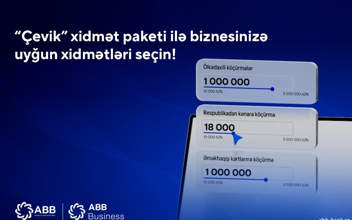 ABB-dən biznes sahibləri üçün “Çevik” fürsət