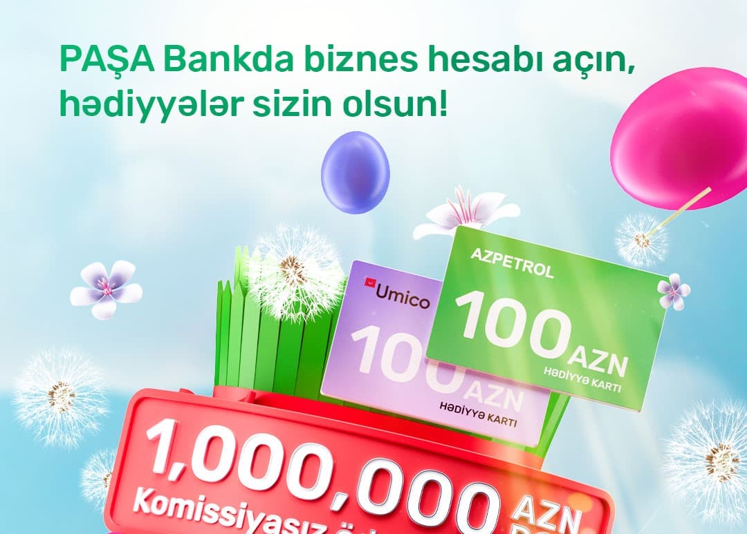 “PAŞA Bank”dan KOS müştəriləri üçün yeni "Hədiyyələr bayramdan öncə gəlir!" kampaniyası