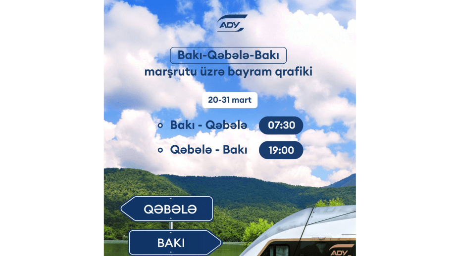 Bayram günlərində əlavə qatar reysləri təyin olunacaq