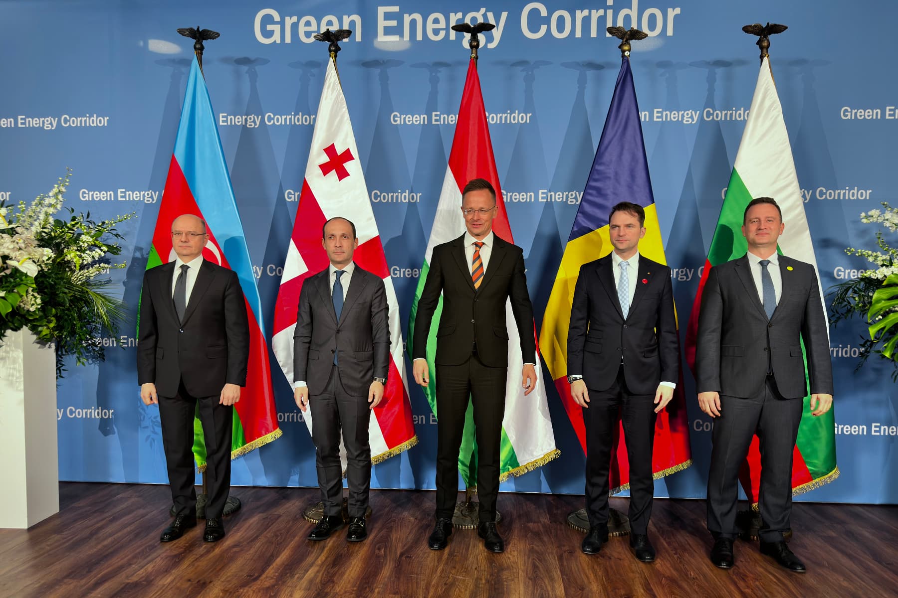 Budapeştdə Azərbaycan, Gürcüstan, Macarıstan və Rumıniya arasında "Yaşıl Enerji Dəhlizi" üzrə iclas keçirilib, vacib razılaşmalar imzalanıb