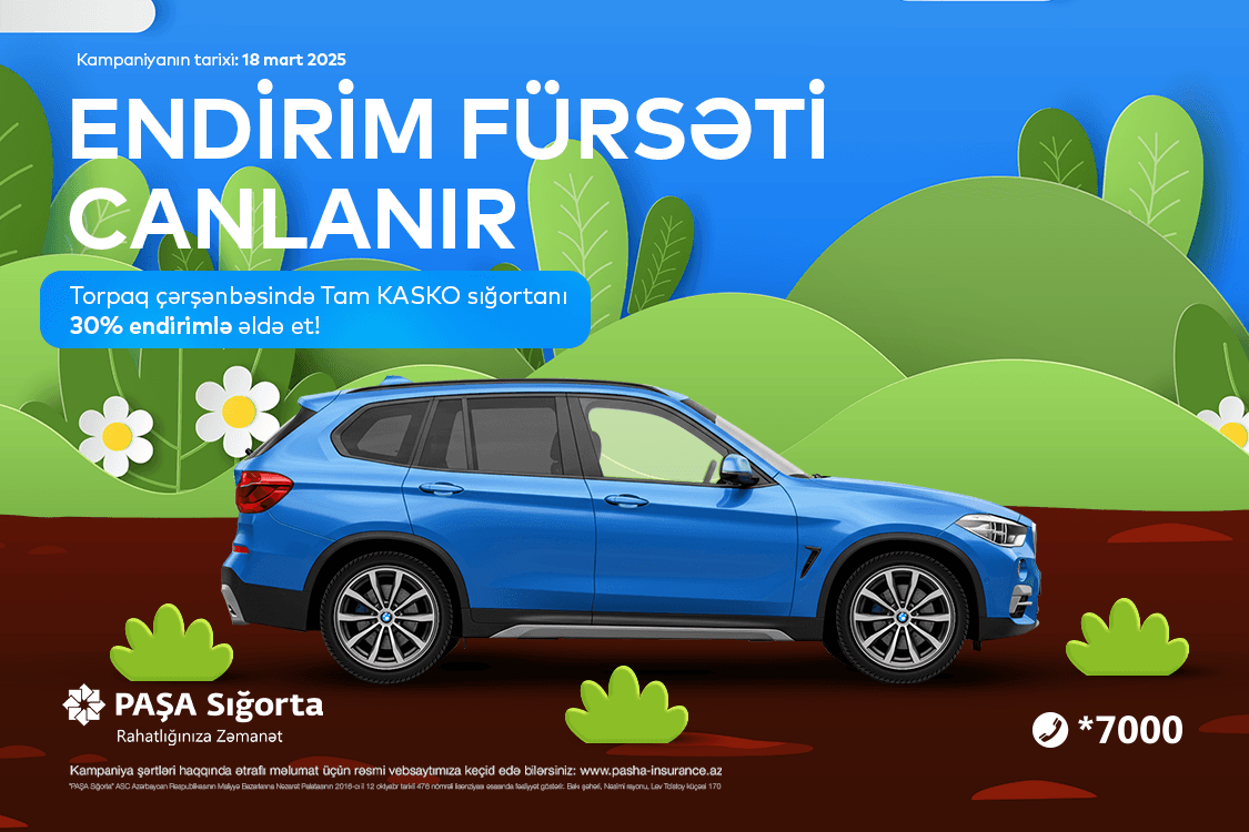 "PAŞA Sığorta"dan torpaq çərşənbəsinə özəl kampaniya!
