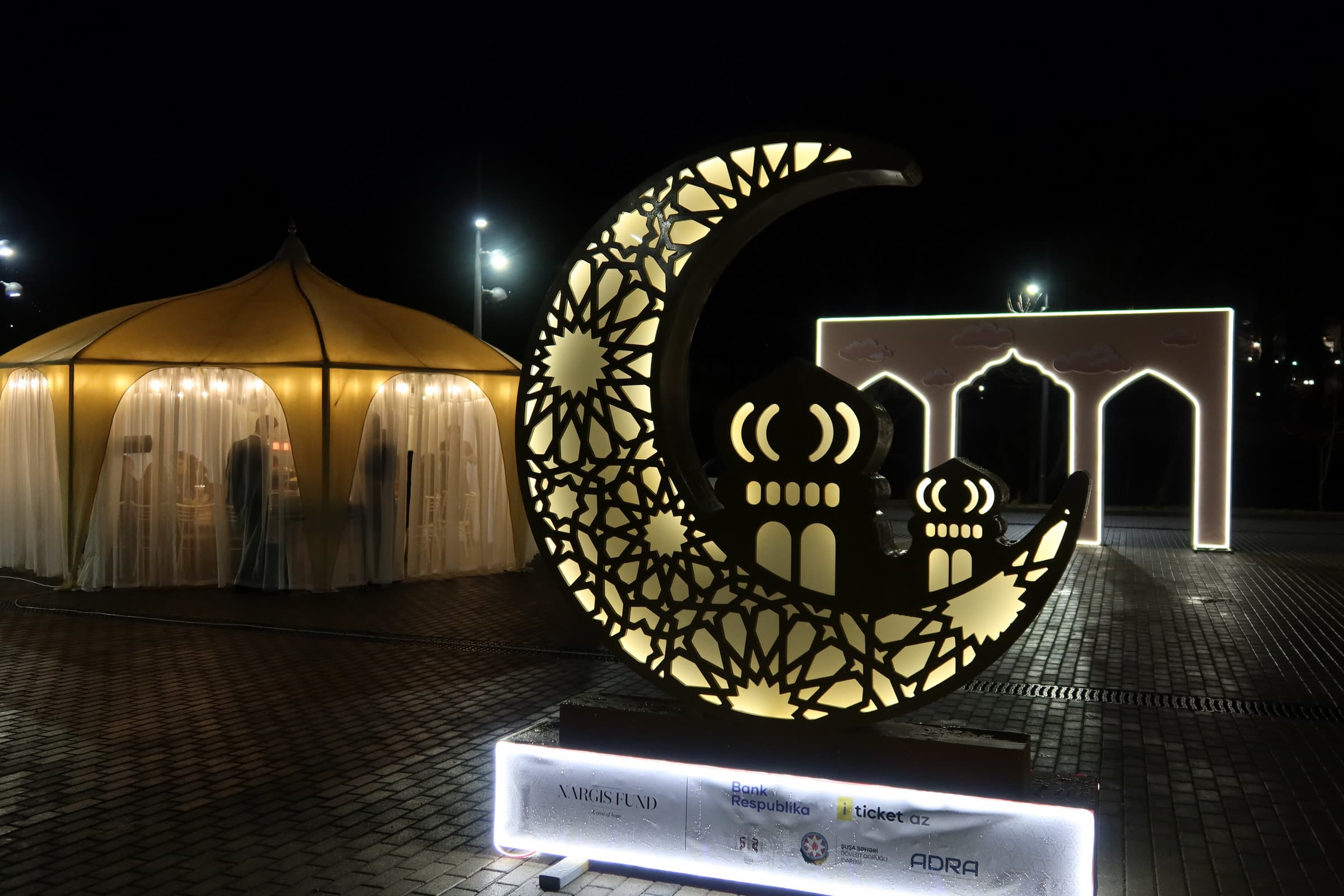 Bank Respublika və Nargis Fondu Şuşada iftar süfrələri təşkil edib