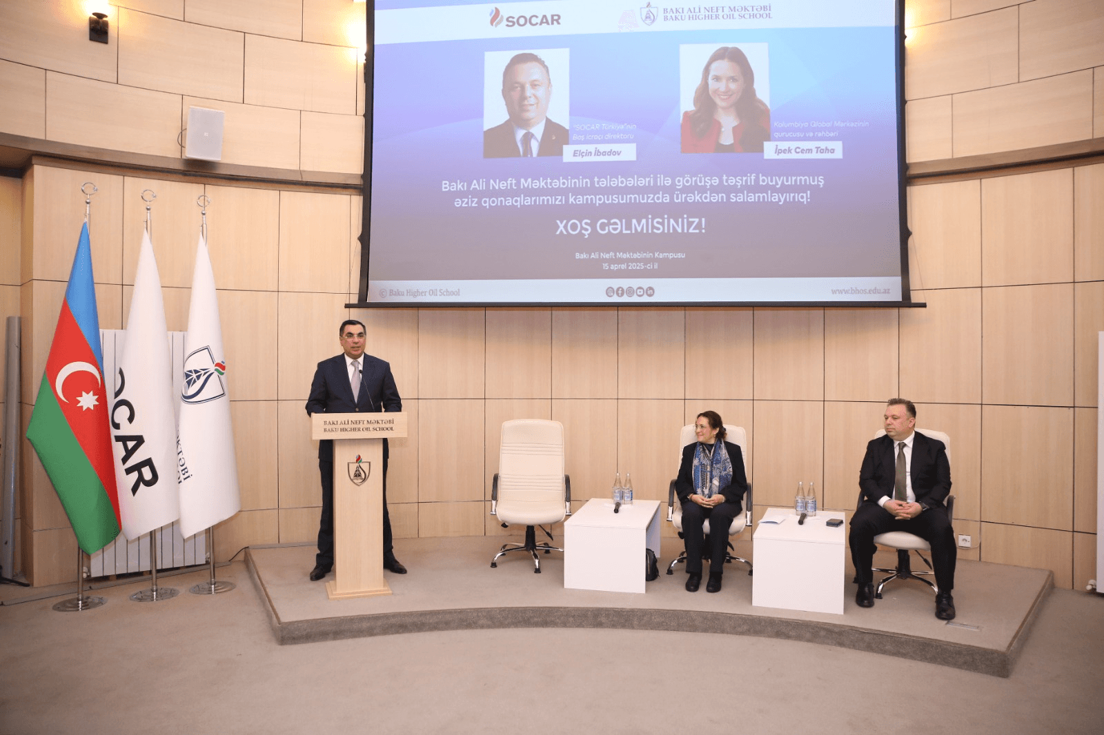 "SOCAR Türkiyə"nin rəhbəri və Kolumbiya Qlobal Mərkəzi BANM-də təhsil və sənaye əməkdaşlığını müzakirə etdilər