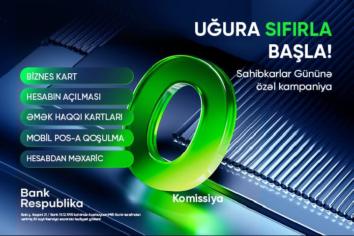 Bank Respublika ilə Uğura Sıfırla Başla!