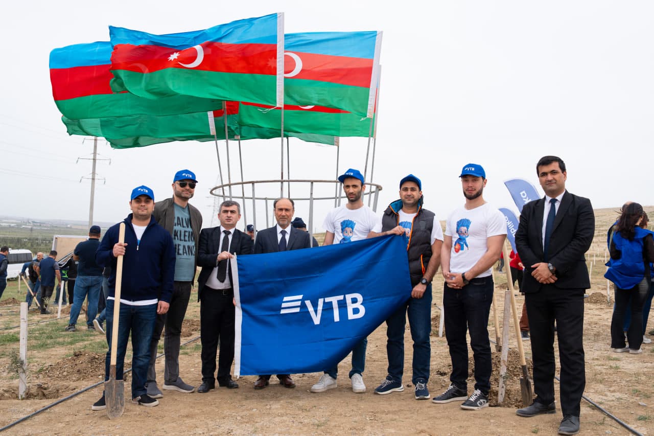 VTB (Azərbaycan) ekoloji təşəbbüsə dəstək verdi: Müşfiqabadda yeni meşə salındı