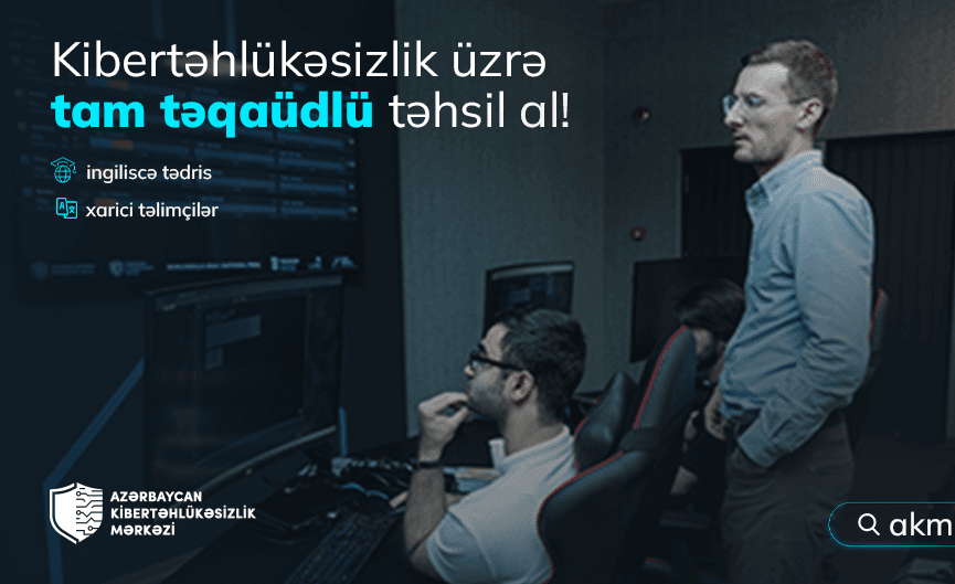 Azərbaycan Kibertəhlükəsizlik Mərkəzi təlimlərinə sənəd qəbulu davam edir