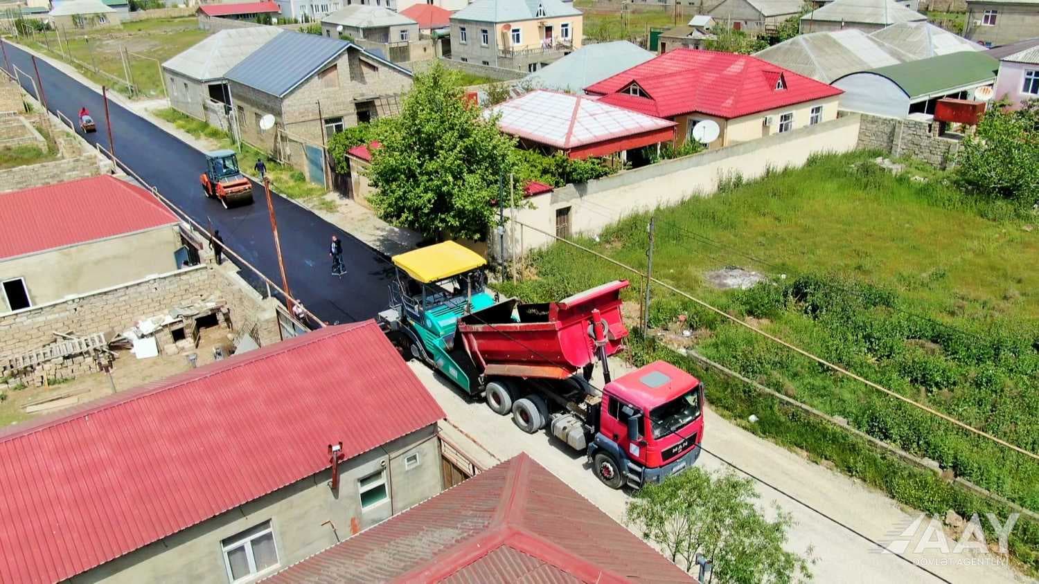 Sabunçu rayonunda təmir işləri aparılır