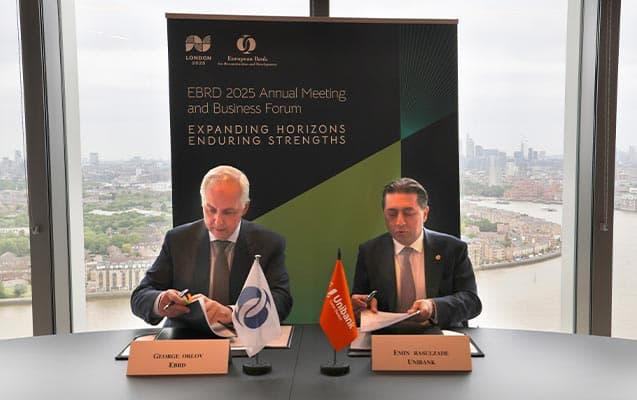 EBRD və Unibank Azərbaycanda ticarət maliyyələşməsini dəstəkləyəcək