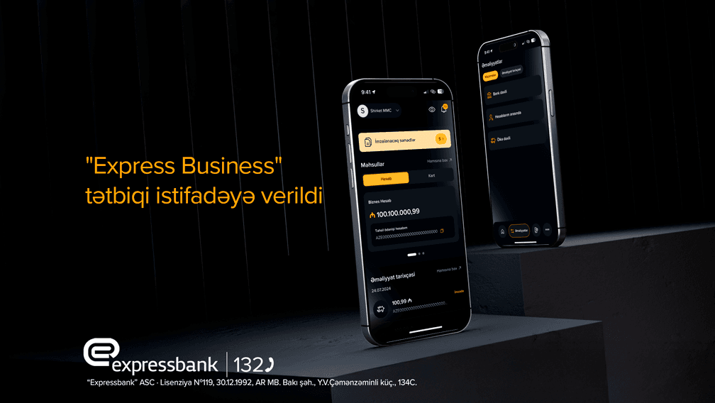 Expressbank biznes müştəriləri üçün tətbiqini istifadəyə verdi