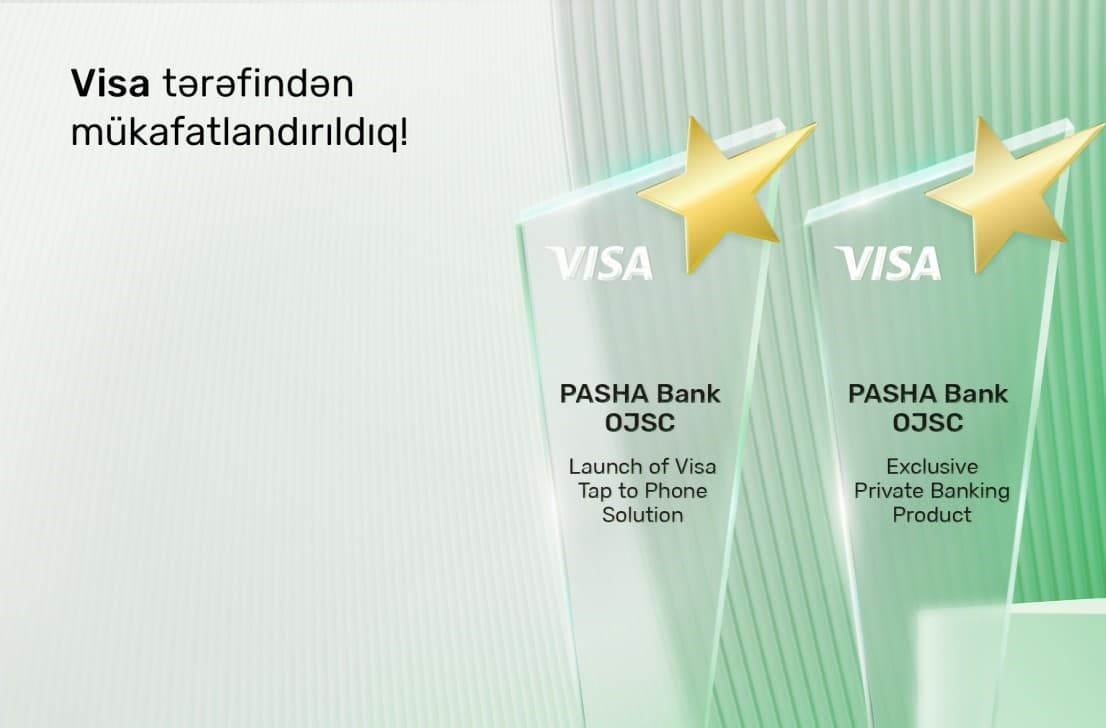 “PAŞA Bank” Visa-nın xüsusi mükafatı ilə təltif olundu