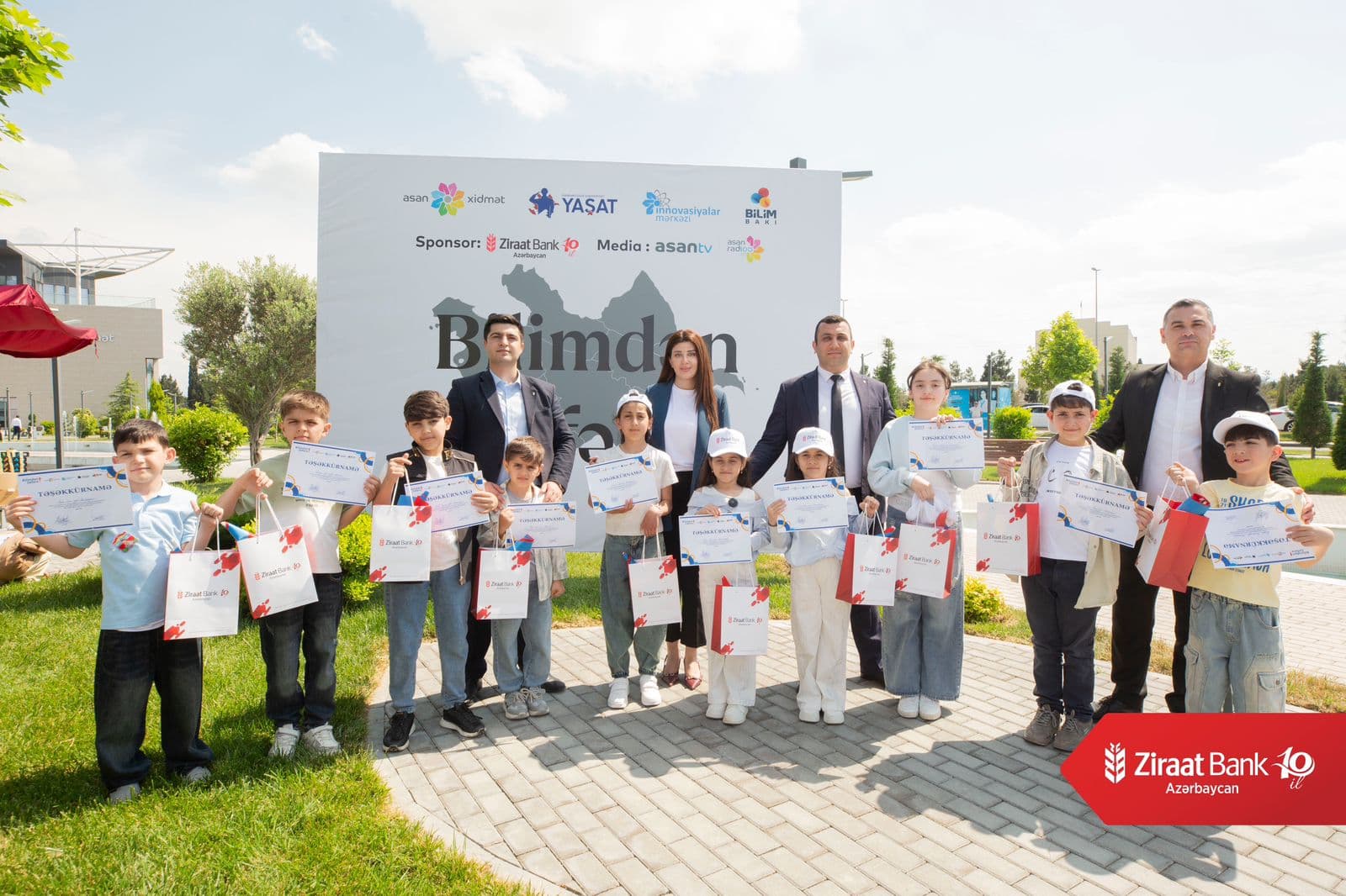 Ziraat Bank Azərbaycan Şəhid Övladları üçün təşkil olunan “Bilimdən Zəfərə” layihəsinin Gəncə mərhələsinə sponsorluq edib