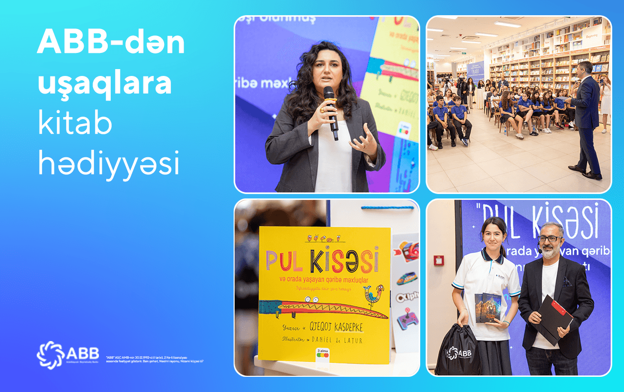 ABB-nin dəstəyi ilə uşaqlar üçün iqtisadiyyat
kitabı təqdim edildi