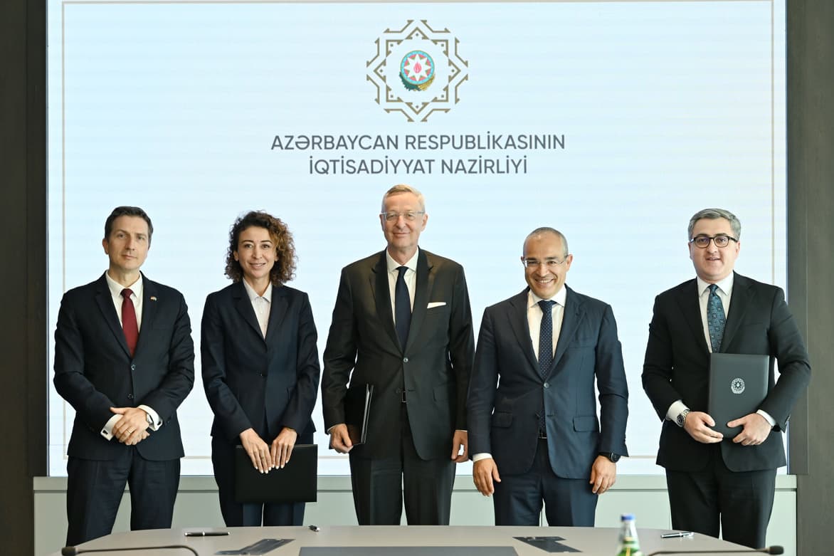 Alman İqtisadiyyatının Şərq Komitəsinin sədri ilə görüş keçirilib