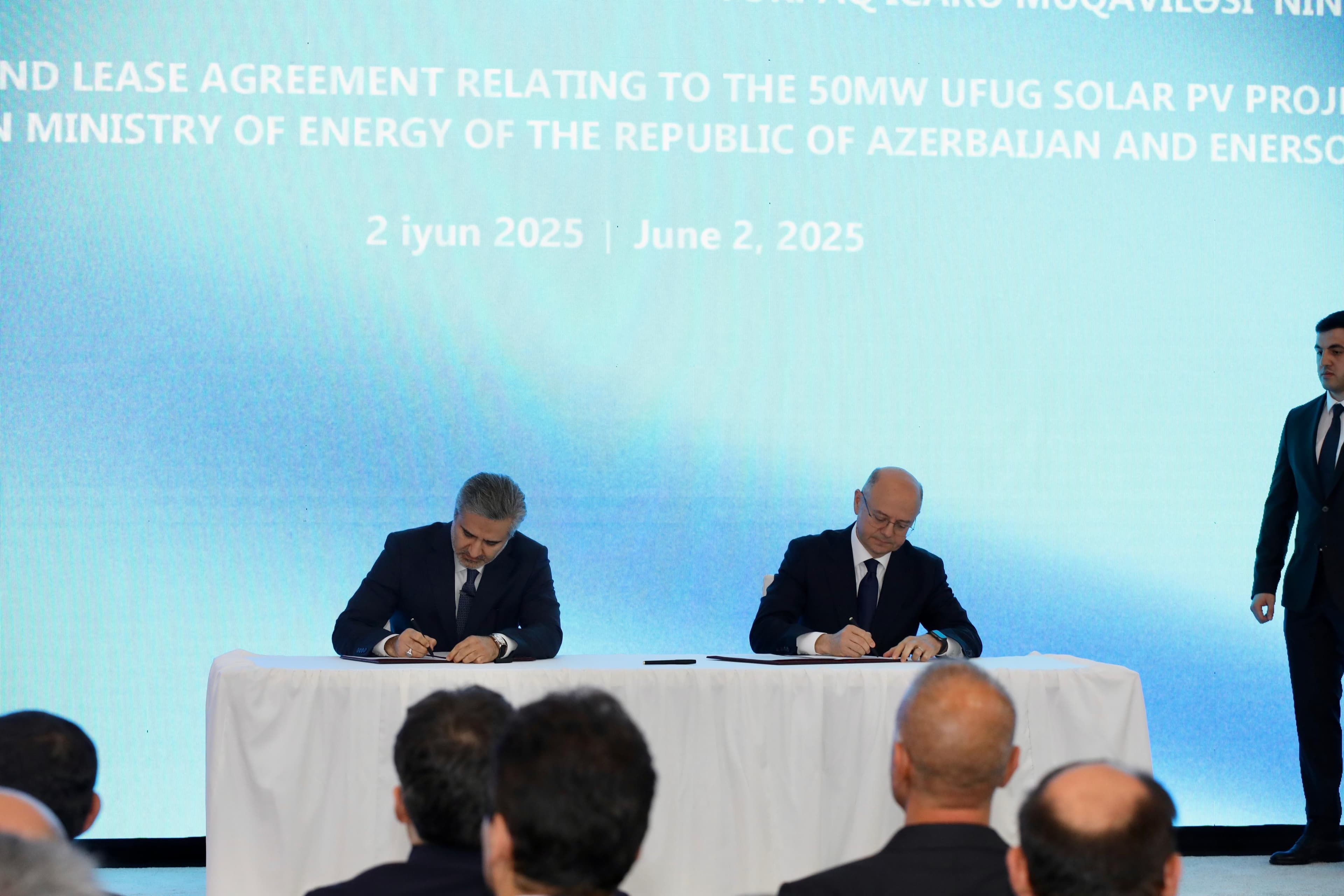 Bakı Enerji Həftəsində “yaşıl enerji” üzrə əməkdaşlıq sənədləri imzalanıb