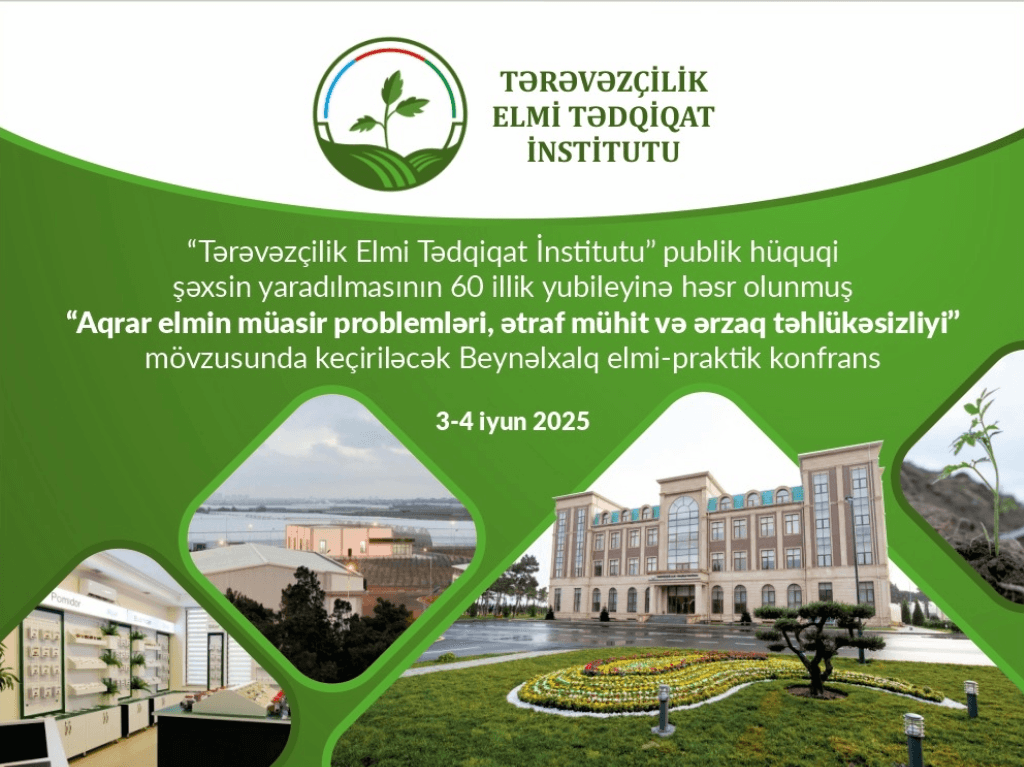 Tərəvəzçilik Elmi Tədqiqat İnstitutunun fəaliyyətə başlamasının 60 ili tamam olur