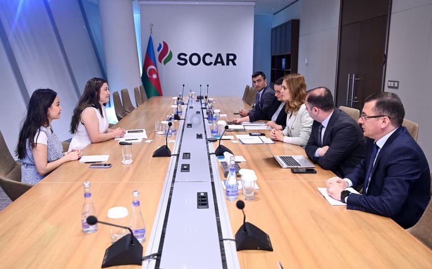 SOCAR Qazaxıstanın Assosiasiyası ilə korporativ dəyərlərlə bağlı əməkdaşlığı müzakirə edib