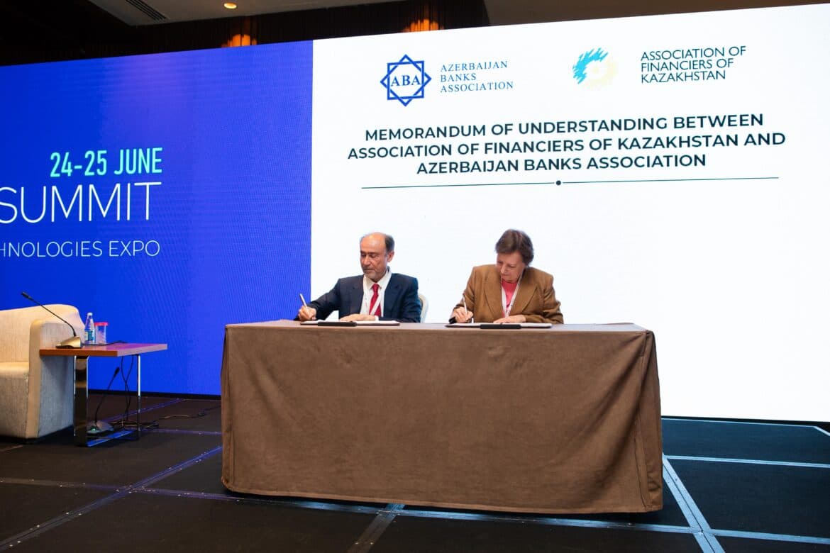 Azərbaycan Banklar Asssosiasiyası ilə Qazaxstan Maliyyəçilər Assosiasiyası arasında “Əməkdaşlıqa dair” Memorandum imzalanıb