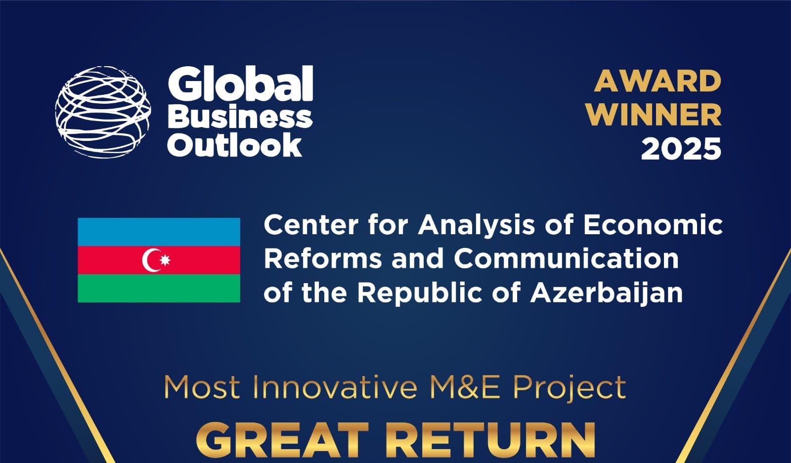 İİTKM “Global Business Outlook Awards 2025” müsabiqəsində qalib olub