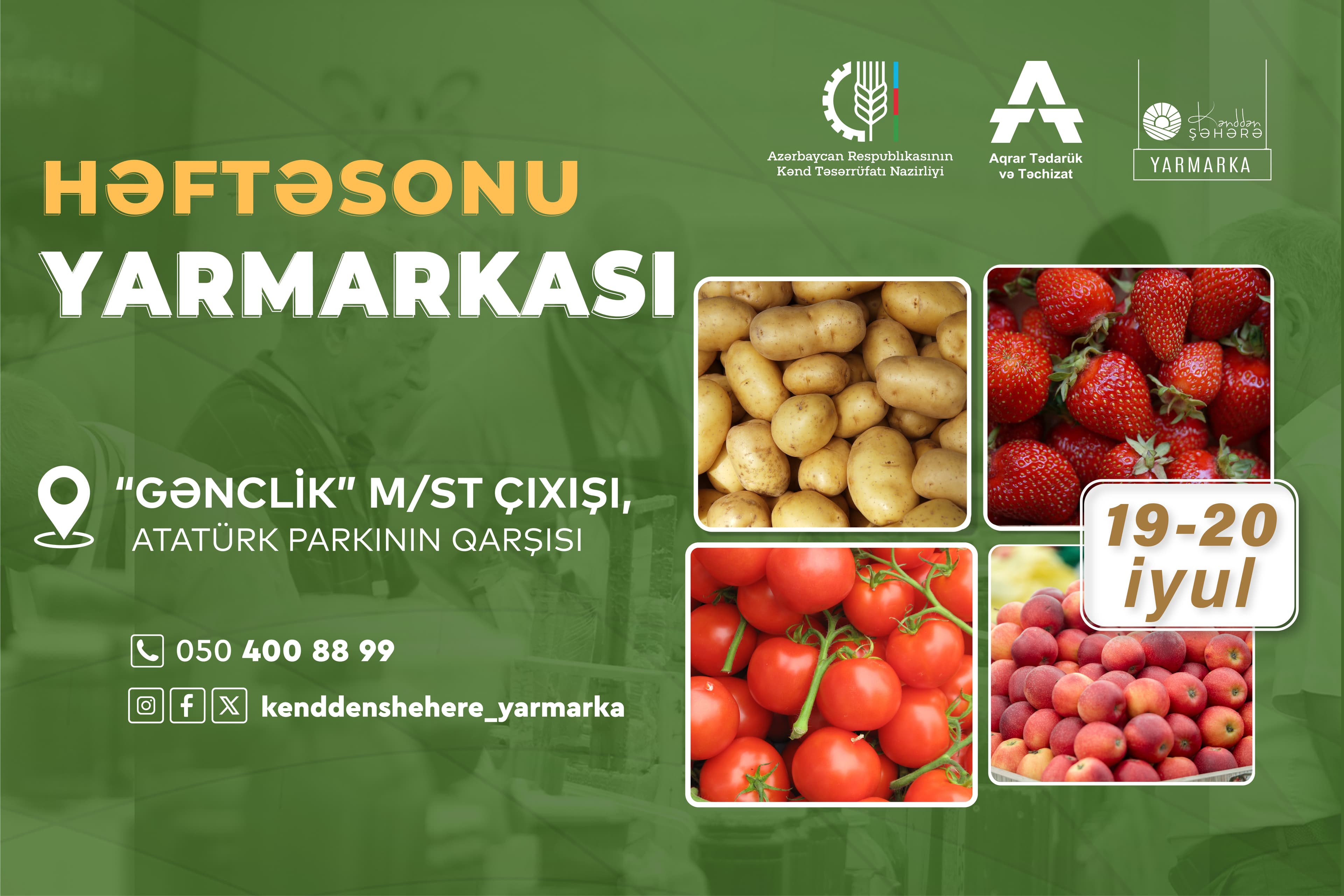 Bakıda növbəti “Kənddən Şəhərə” yarmarkası təşkil olunacaq