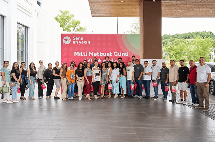 “Nar" Milli Mətbuatın 150 illiyini media nümayəndələri ilə qeyd edib