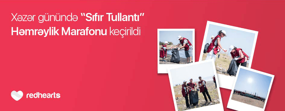 “Sıfır Tullantı” Həmrəylik Marafonu davam edir: Xəzər Günündə 768 kq tullantı toplanıldı