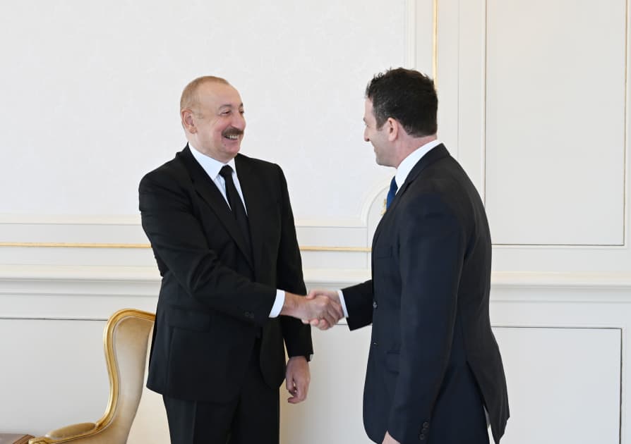 Prezident İlham Əliyev “Goldman Sachs” nümayəndəsini qəbul edib