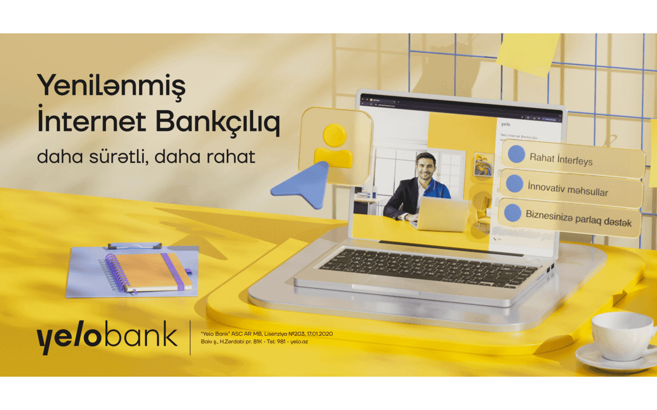İlk dəfə: reysqabağı yoxlama ödənişləri Yelo Bank-da!