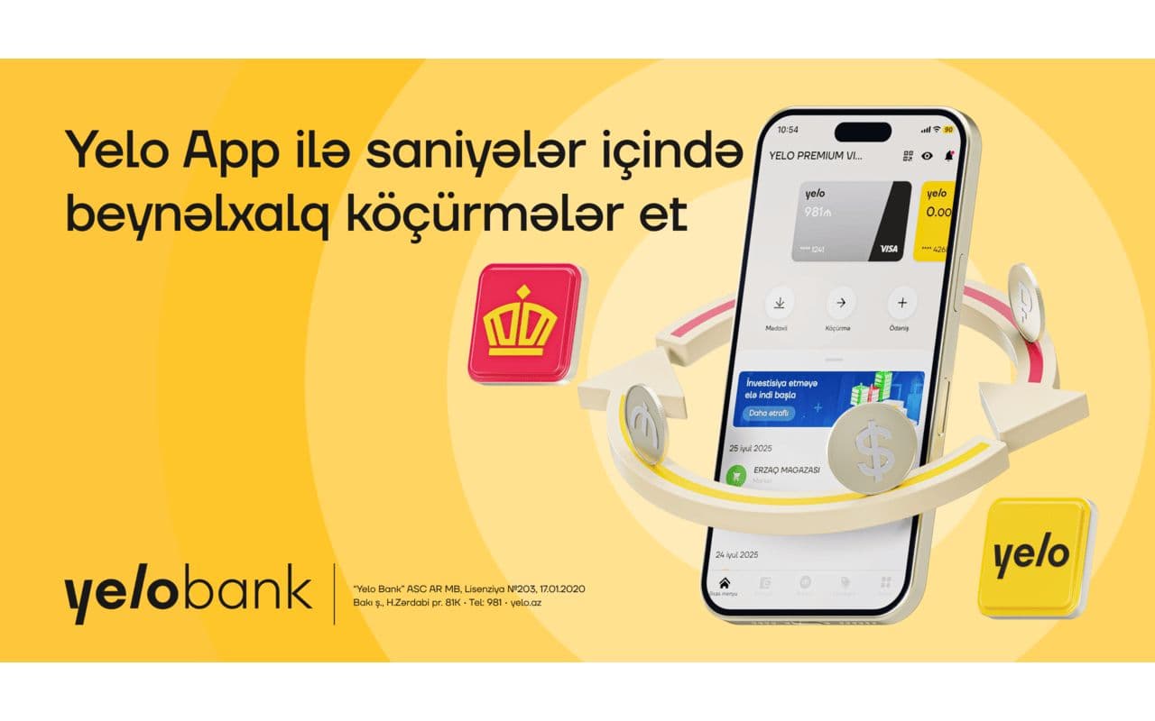 Zolotaya Korona köçürmələri Yelo App ilə daha sürətli!