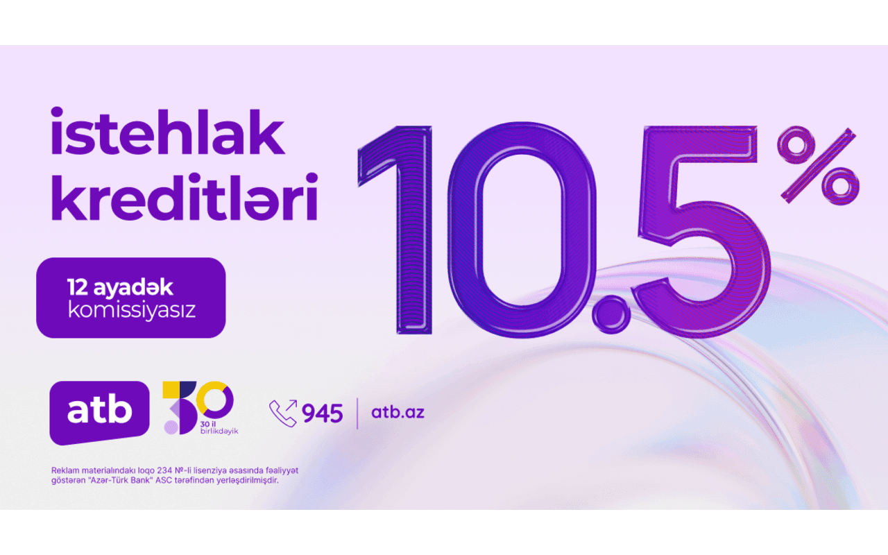 Azər Türk Bank kredit faizini endirdi