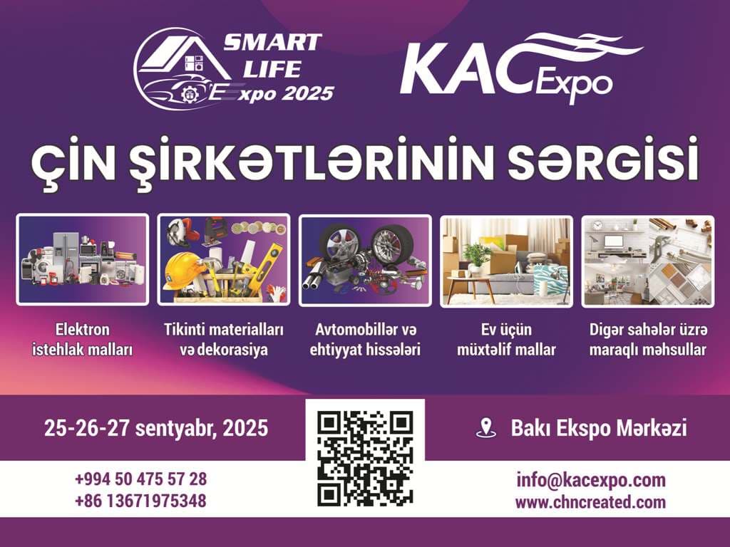 Bakıda “SMART LIFE EXPO 2025” sərgisi keçiriləcək