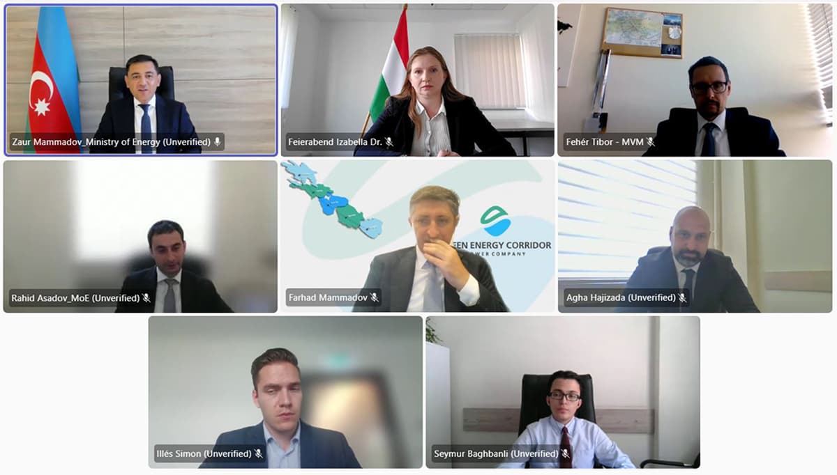 Azərbaycan-Macarıstan Enerji İşçi Qrupunun növbəti iclası keçirilib
