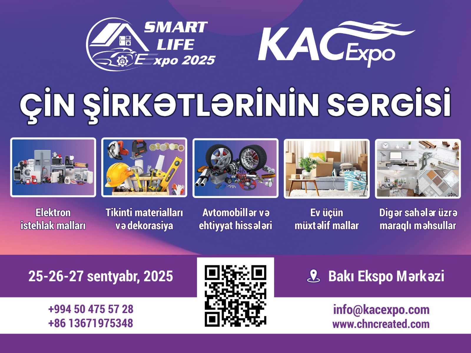 ÇİN ŞİRKƏTLƏRİ SƏRGİSİNİN KEÇİRİLMƏSİNƏ 2 GÜN QALDI!!!