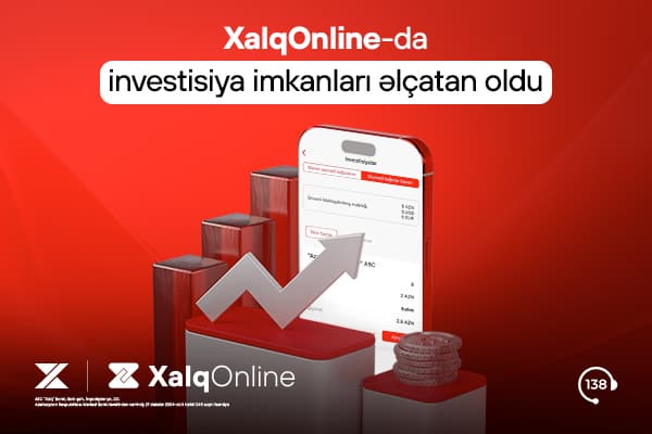 Xalq Bank internet və mobil bankçılıq sistemində investisiya xidmətini istifadəyə verdi