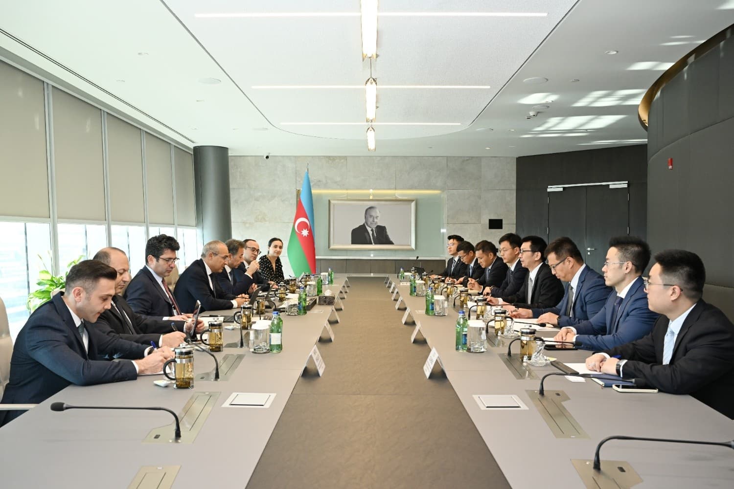 “PowerChina Resources Ltd.” şirkətinin sədri ilə görüş keçirlib