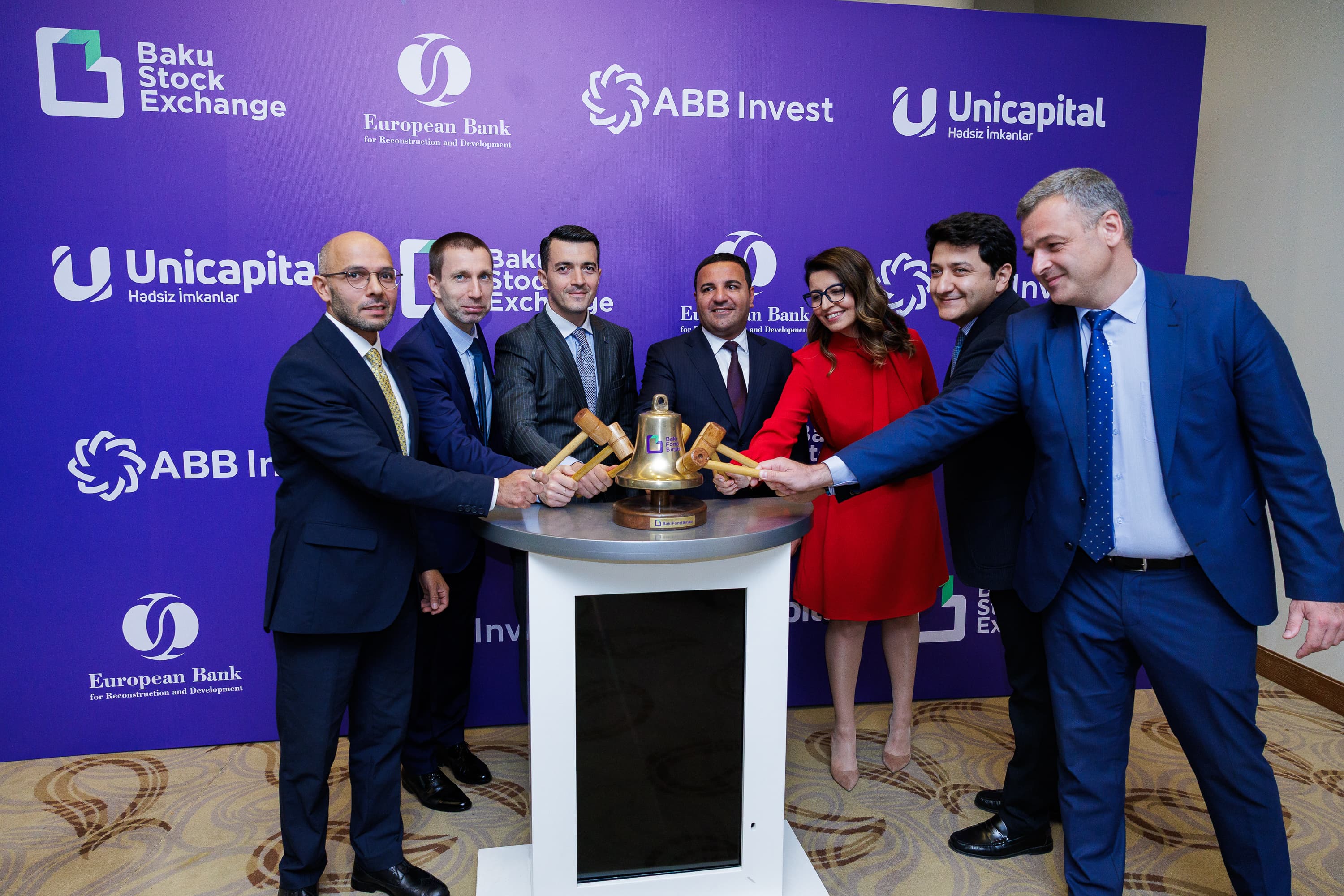 Bakı Fond Birjasında Avropa Yenidənqurma və İnkişaf Bankının istiqrazlarının “Açılış Zəngi” tədbiri keçirilib