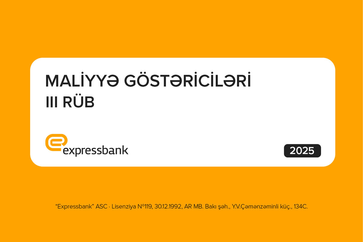 Expressbankda fiziki şəxslərin depozitləri 25% artıb