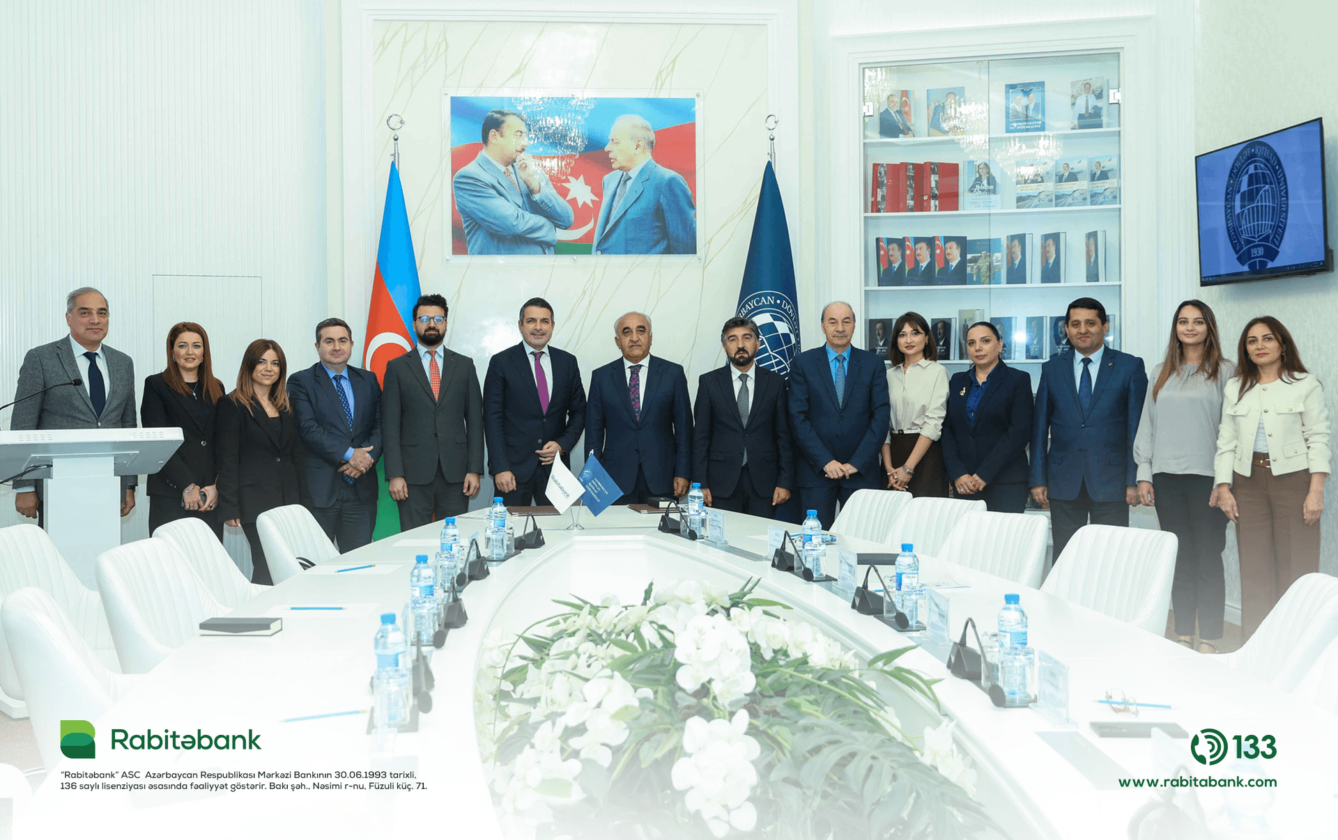 UNEC VƏ RABİTƏBANK ARASINDA ƏMƏKDAŞLIQ MEMORANDUMU İMZALANIB
