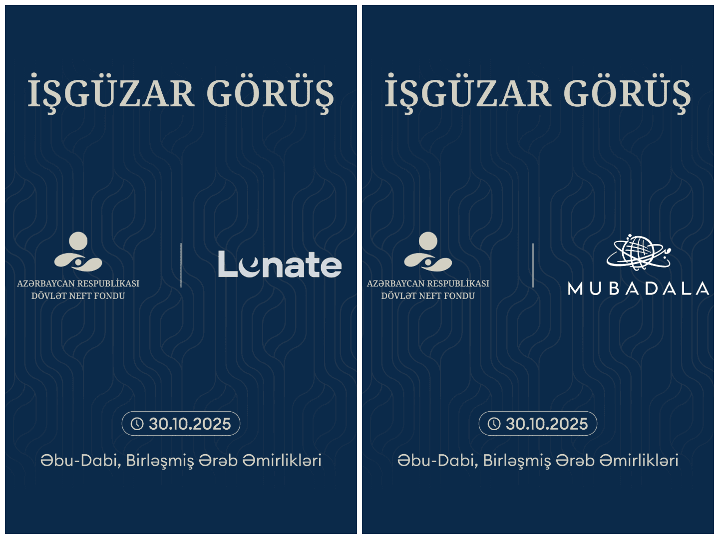 ARDNF-nin İcraçı direktoru Əbu-Dabidə işgüzar görüşlər keçirib