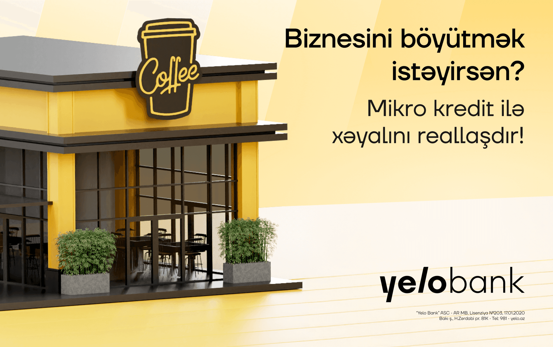 Biznesini böyütmək artıq daha əlçatandır!
