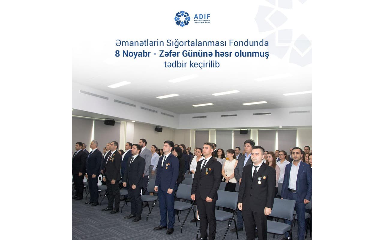 Əmanətlərin Sığortalanması Fondunda 8 Noyabr - Zəfər Gününə həsr olunmuş tədbir keçirilib