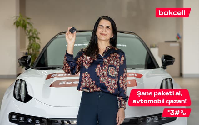Bakcell abunəçisi 1 AZN-lə lüks avtomobil sahibi oldu!