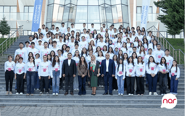 “Nar” Zəfərin 5 illiyini könüllü gənclərə özəl silsilə tədbirlərlə qeyd etdi