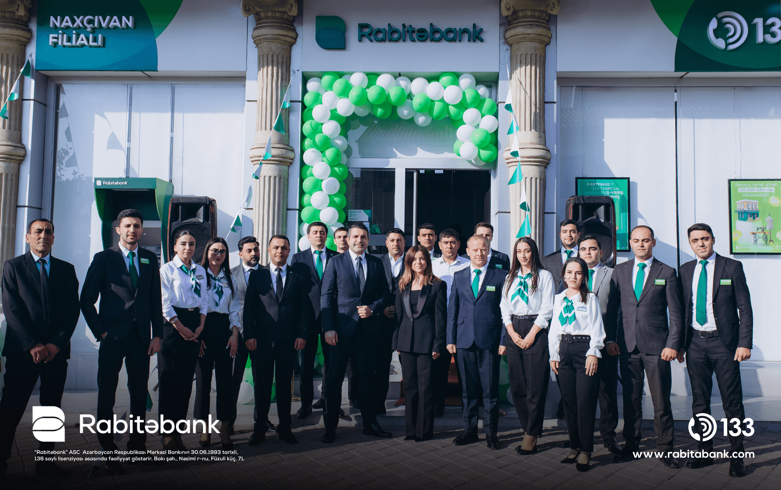 RABİTƏBANK YENİ KONSEPTLİ NAXÇIVAN FİLİALININ AÇILIŞINI ETDİ
