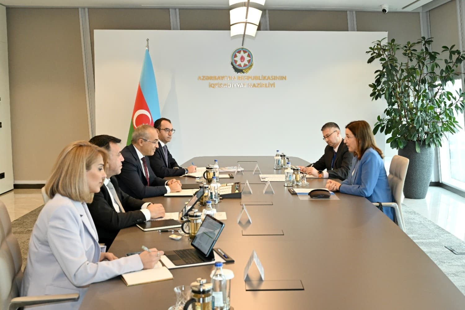 Avropa İttifaqının Azərbaycandakı Nümayəndəliyinin rəhbəri ilə görüş keçirilib