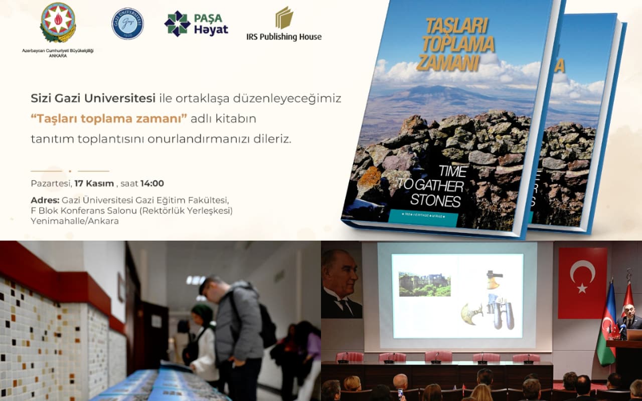 Ankarada “Taşları Toplama Zamanı” kitabının təqdimatı keçirilib