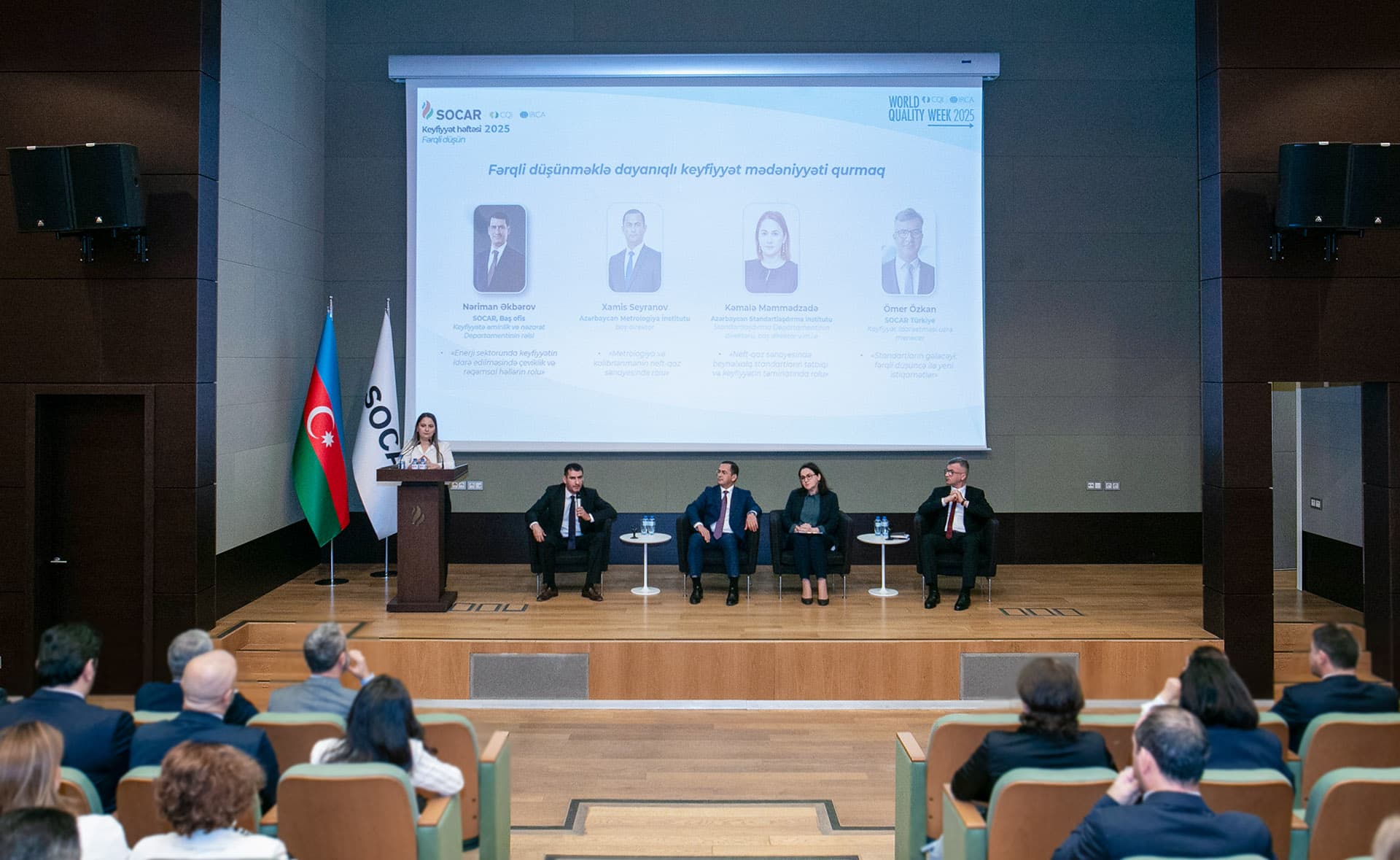 AzMİ və AZSTAND-ın nümayəndələri SOCAR-ın təşkil etdiyi “Ümumdünya Keyfiyyət Həftəsi 2025” tədbirində iştirak ediblər