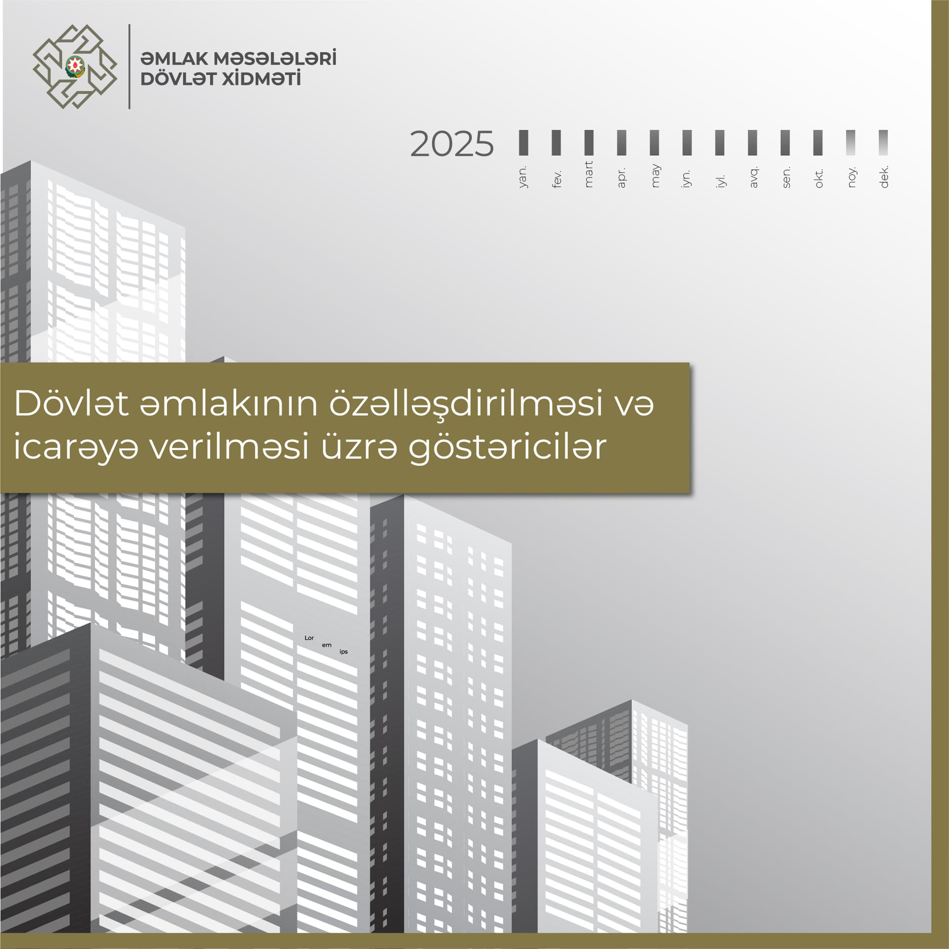 Bu ilin yanvar-oktyabr ayları ərzində dövlət əmlakının özəlləşdirilməsi və icarəsi üzrə göstəricilər