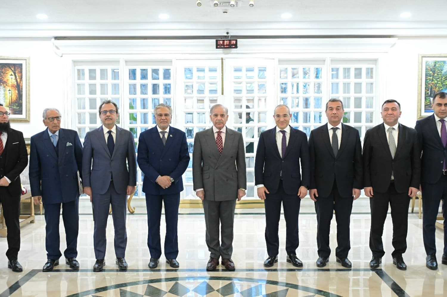 Pakistanın Baş naziri Azərbaycanın iqtisadiyyat nazirini qəbul edib